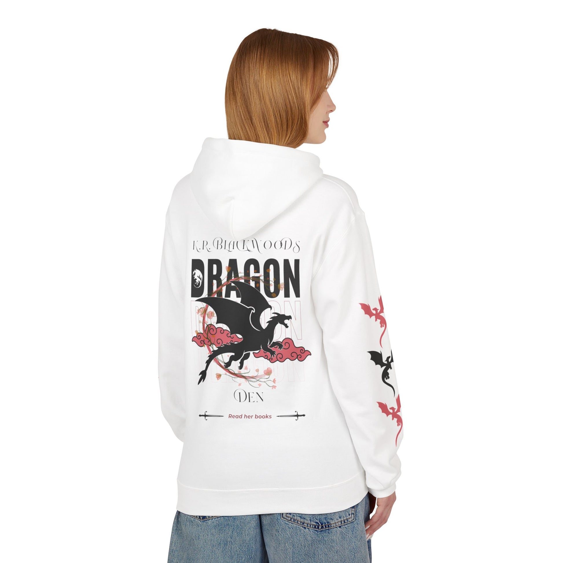 Dragon Den Hoodie with Sleeve Design- INTERNATIONAL