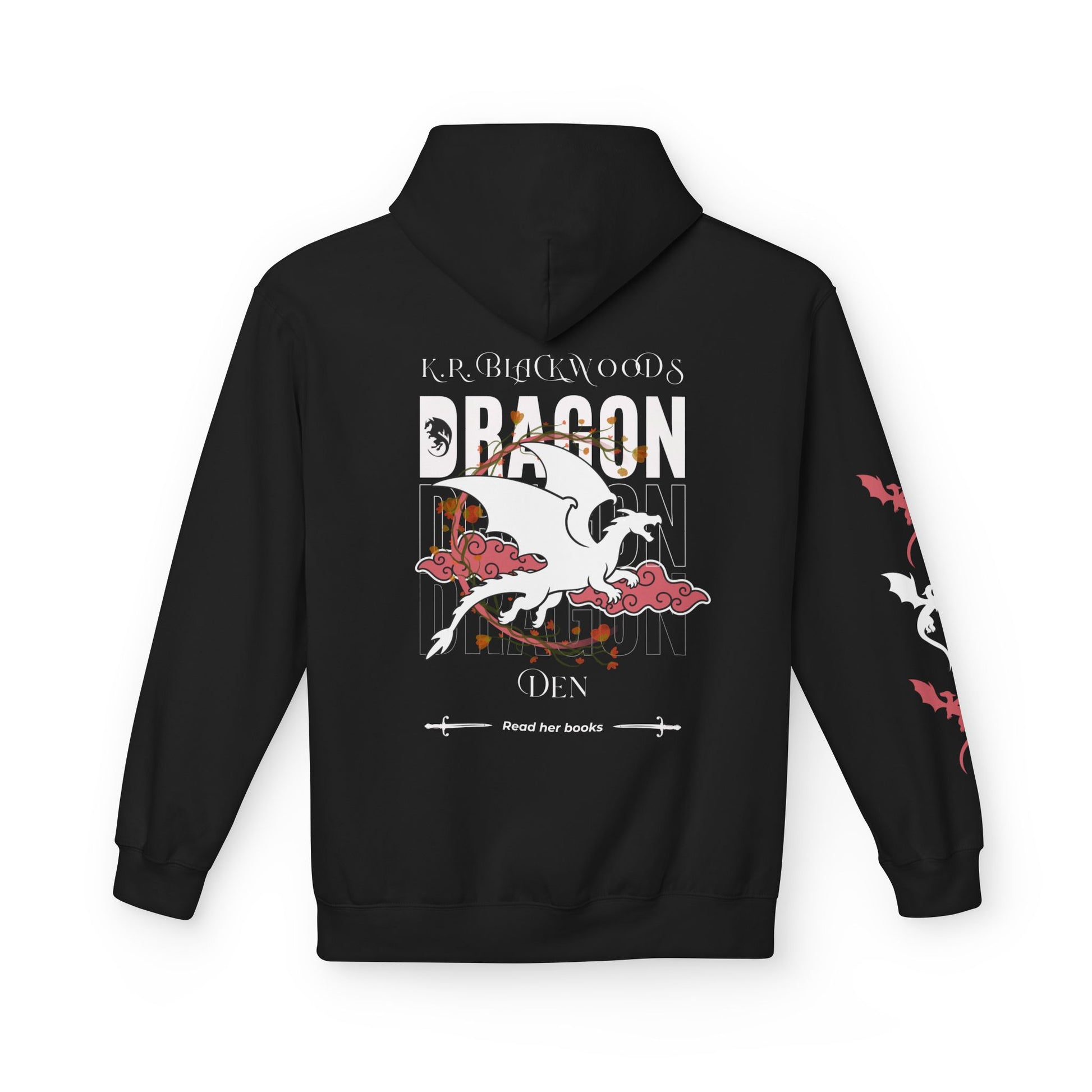 Dragon Den Hoodie with Sleeve Design- INTERNATIONAL