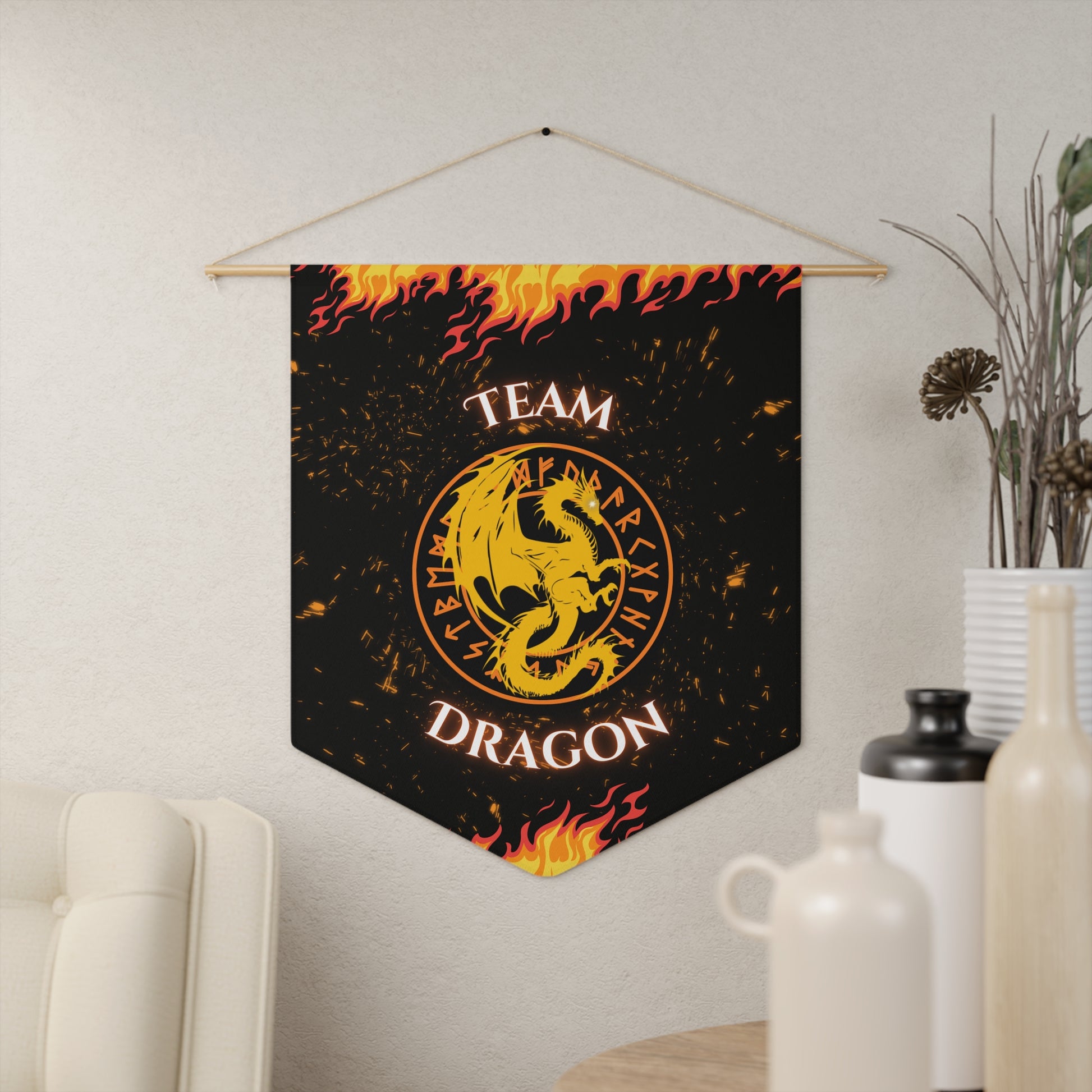 Dragon Team Pennant Banner