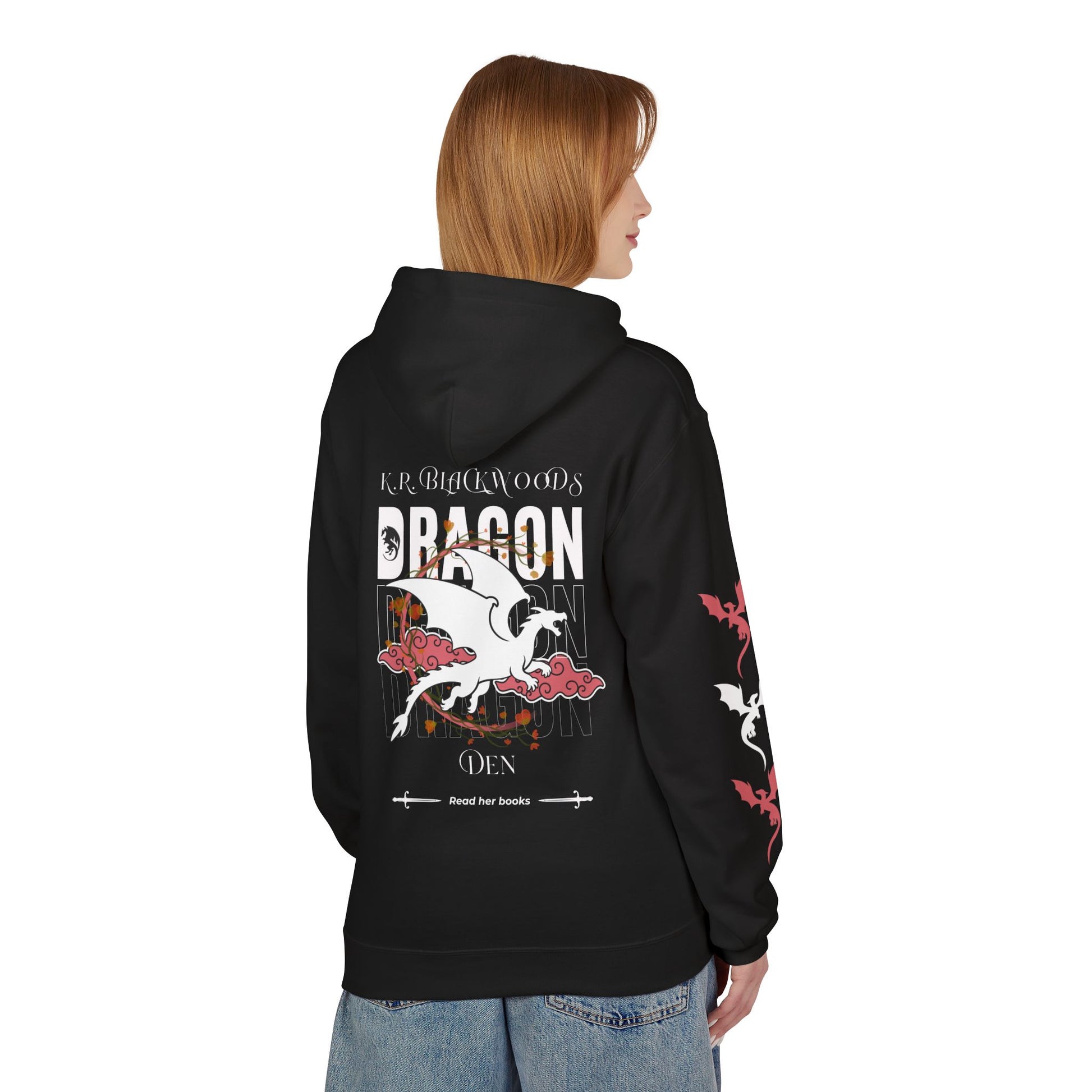 Dragon Den Hoodie with Sleeve Design- INTERNATIONAL