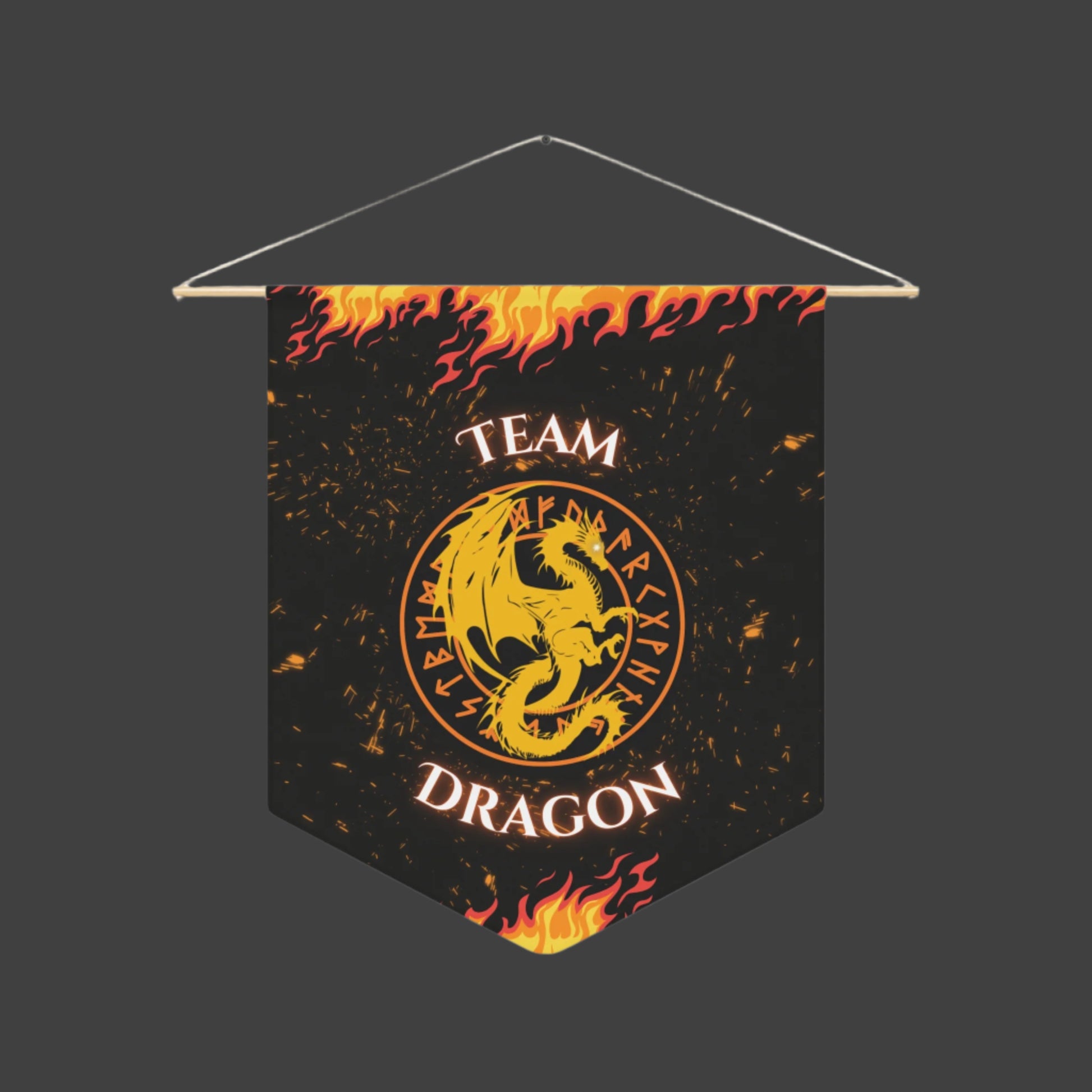Dragon Team Pennant Banner